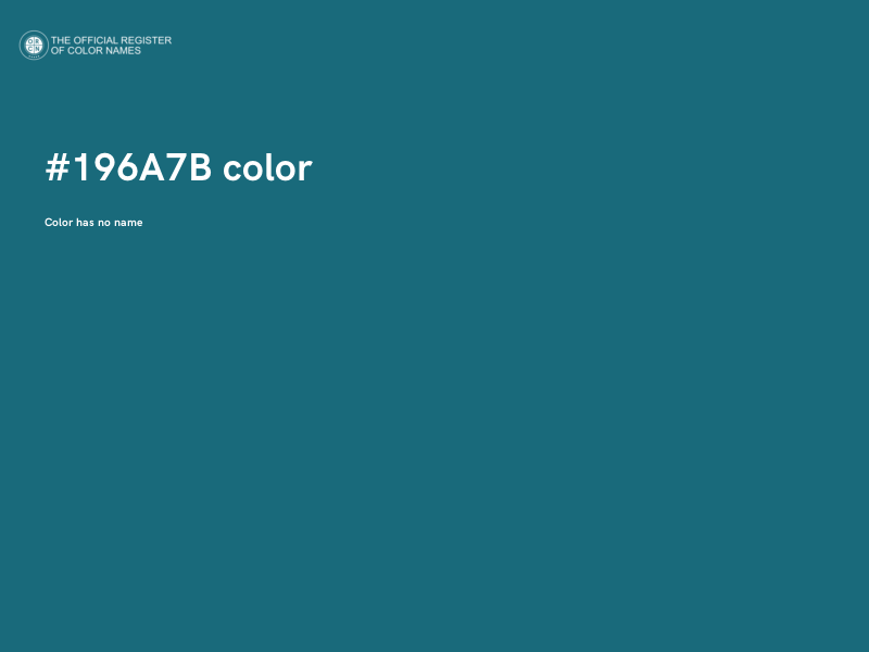 #196A7B color image