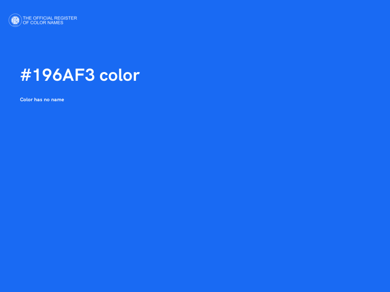 #196AF3 color image