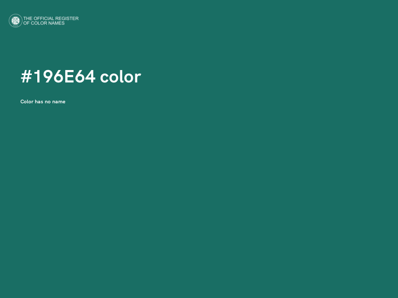 #196E64 color image