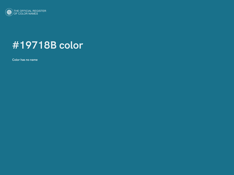 #19718B color image