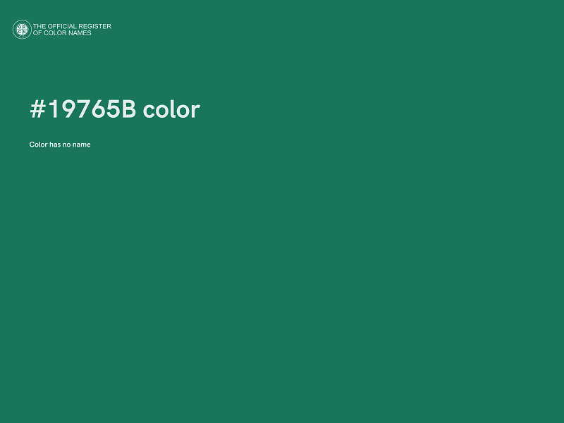 #19765B color image