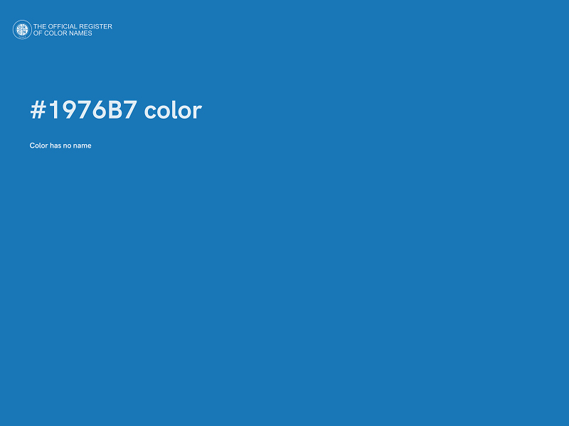 #1976B7 color image