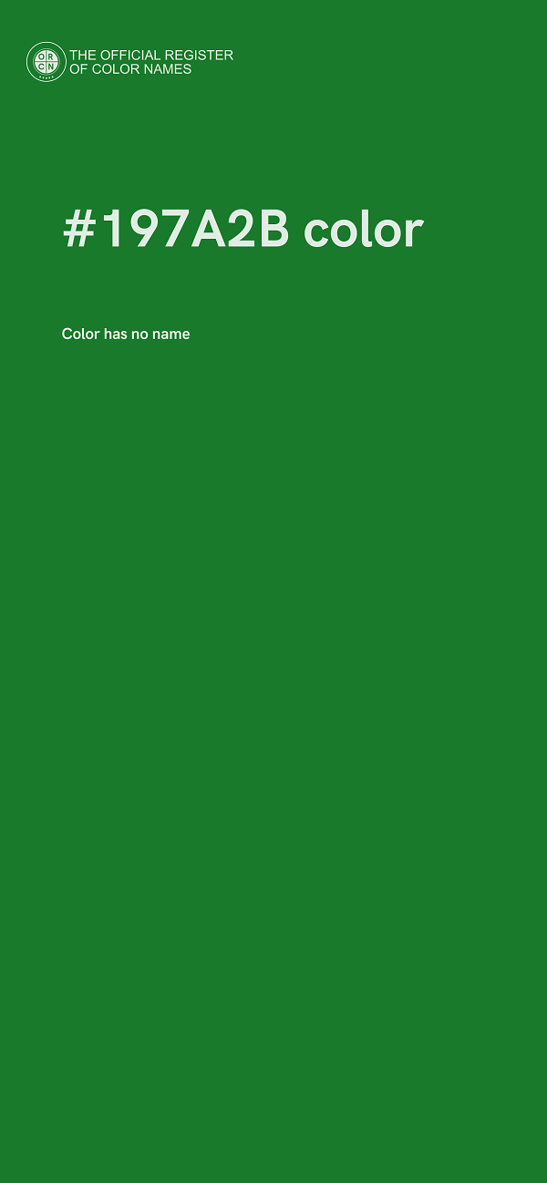 #197A2B color image