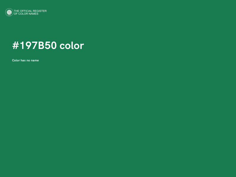 #197B50 color image