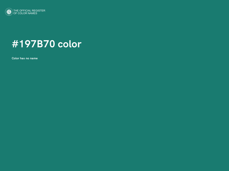 #197B70 color image