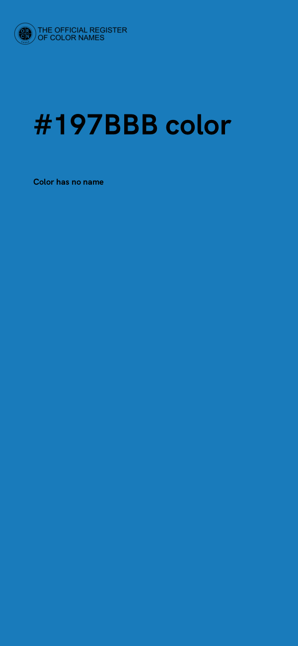 #197BBB color image