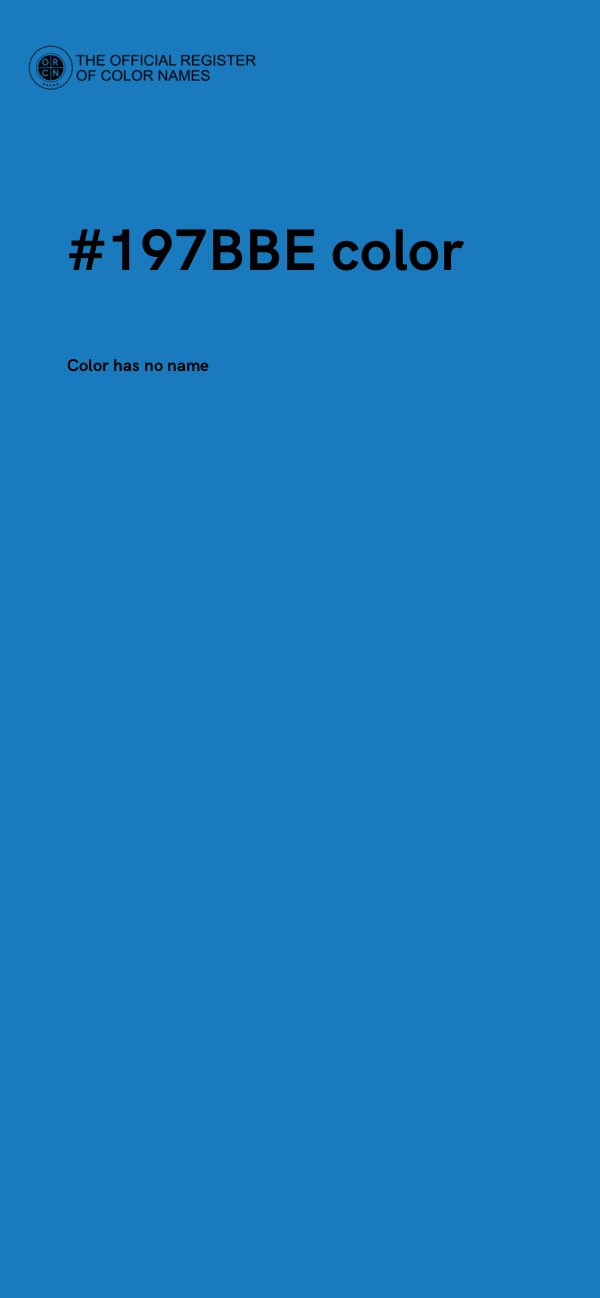 #197BBE color image