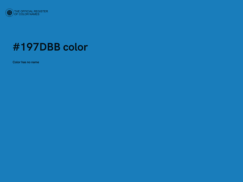 #197DBB color image