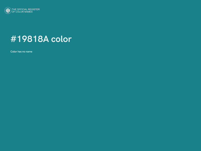 #19818A color image