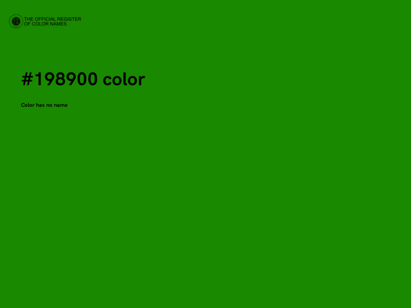 #198900 color image