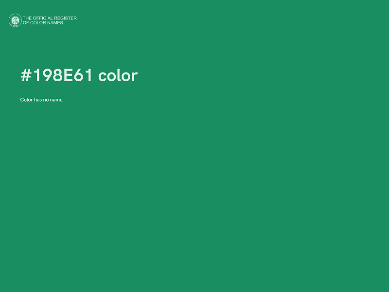 #198E61 color image