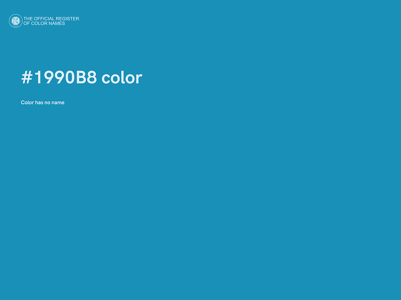 #1990B8 color image