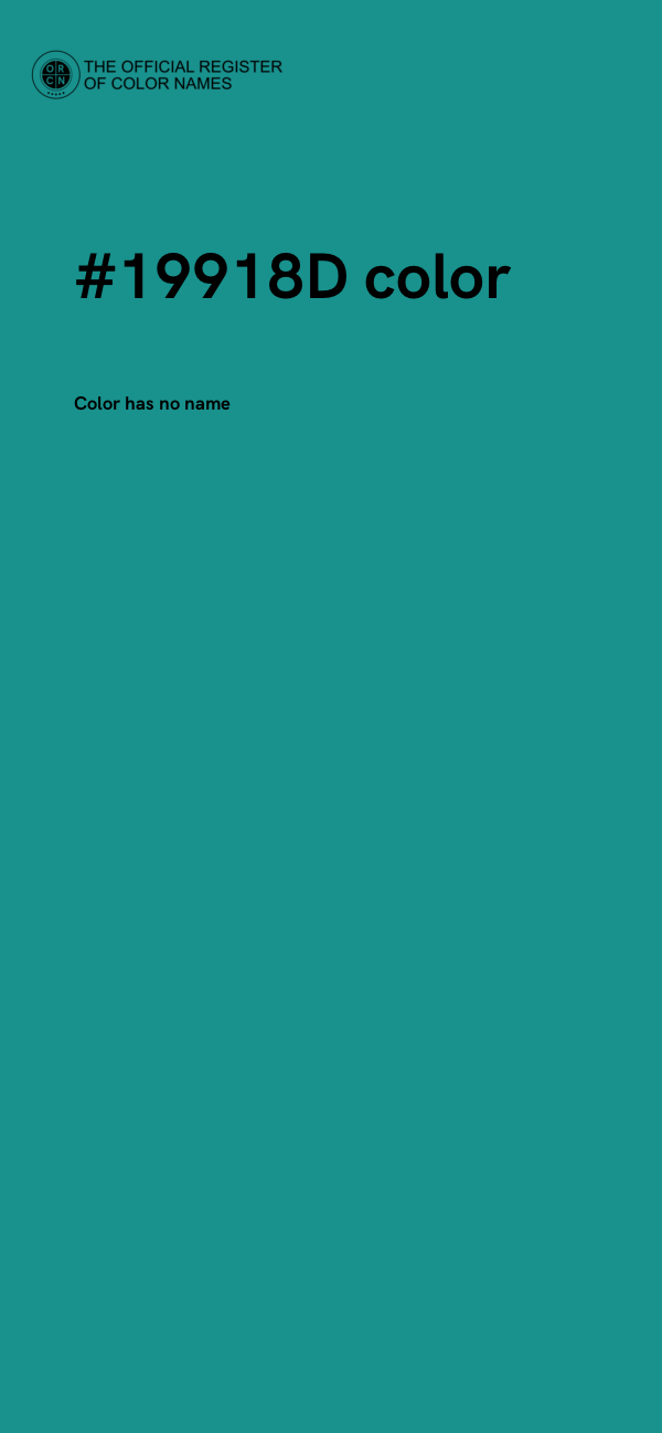 #19918D color image