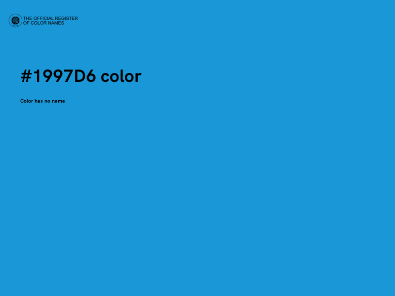 #1997D6 color image