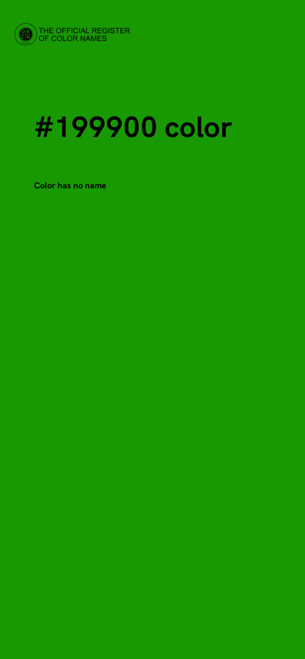 #199900 color image