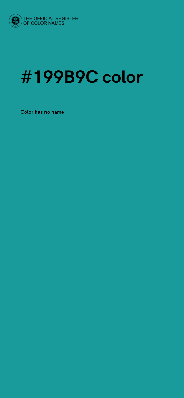 #199B9C color image