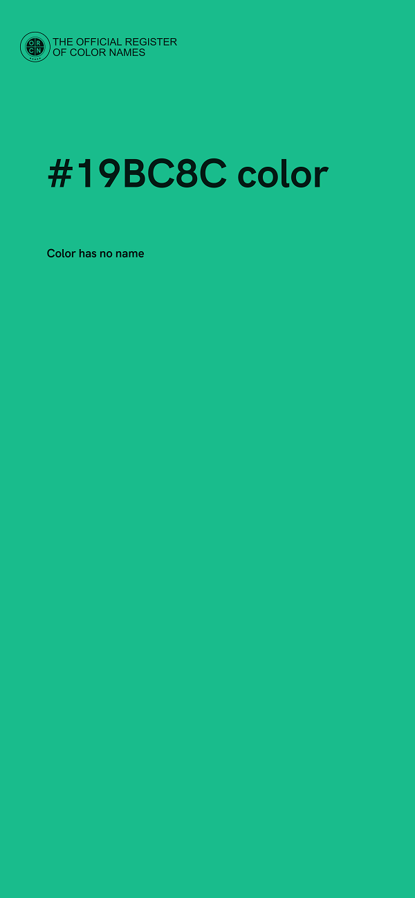 #19BC8C color image