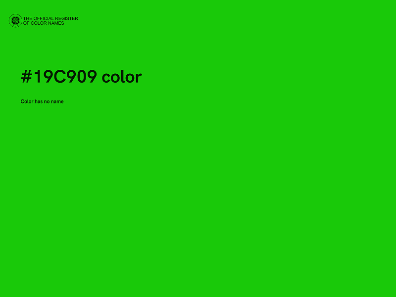 #19C909 color image