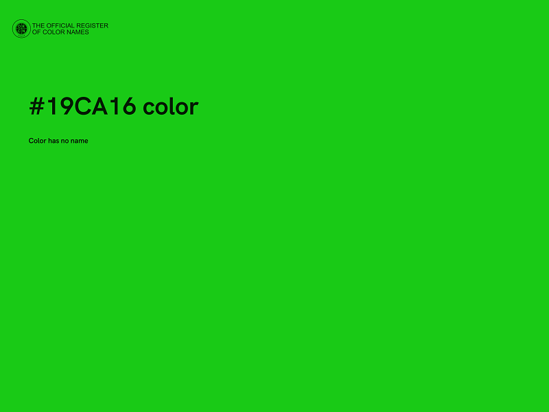 #19CA16 color image