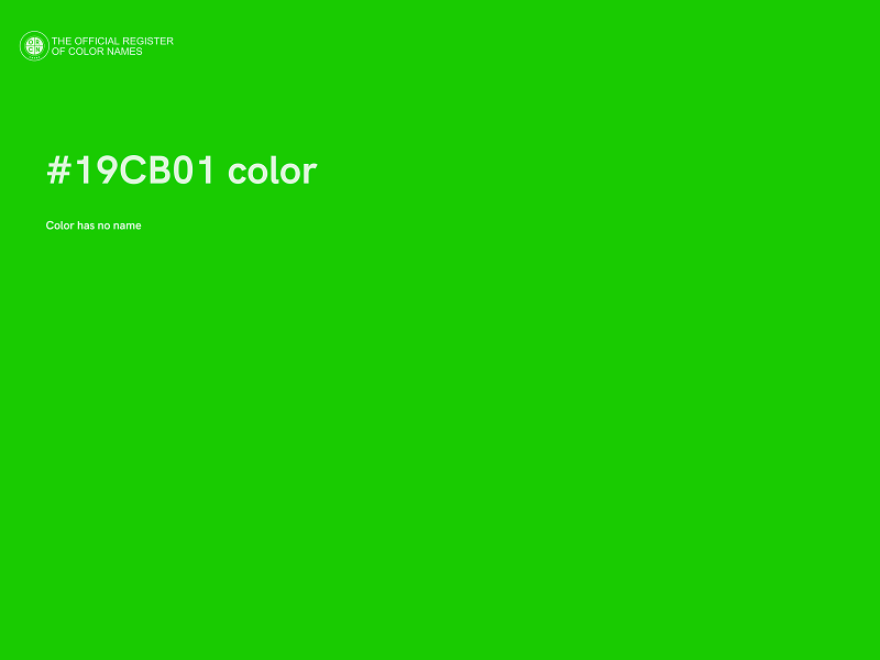 #19CB01 color image