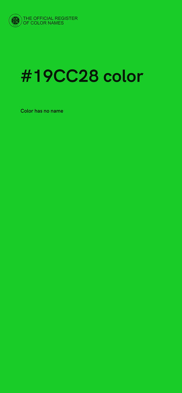 #19CC28 color image