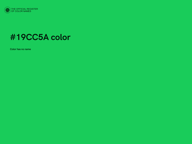 #19CC5A color image