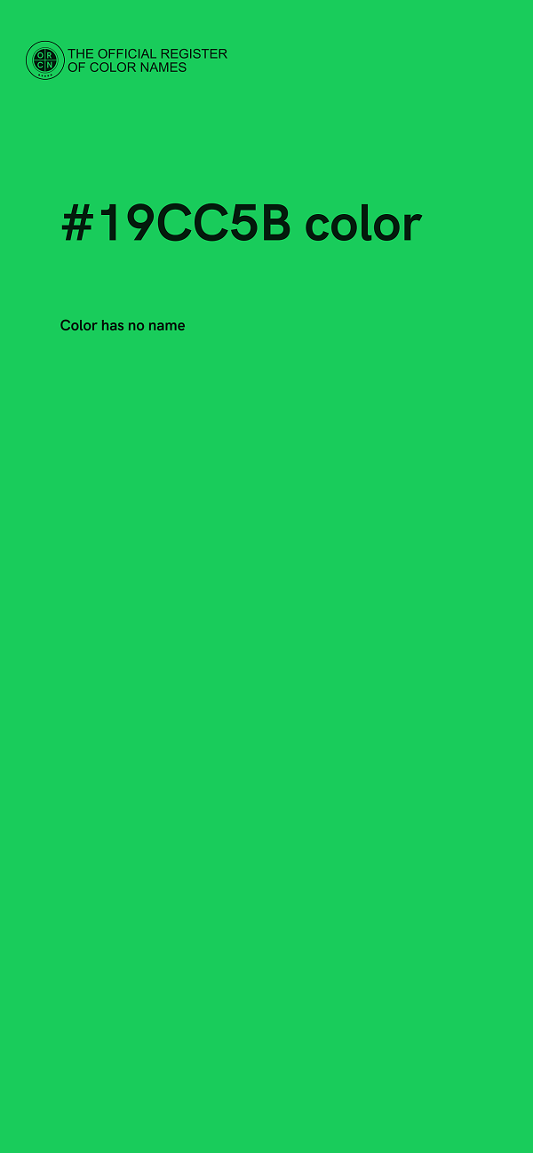 #19CC5B color image