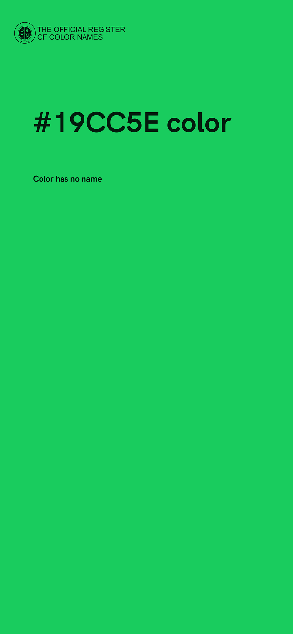 #19CC5E color image