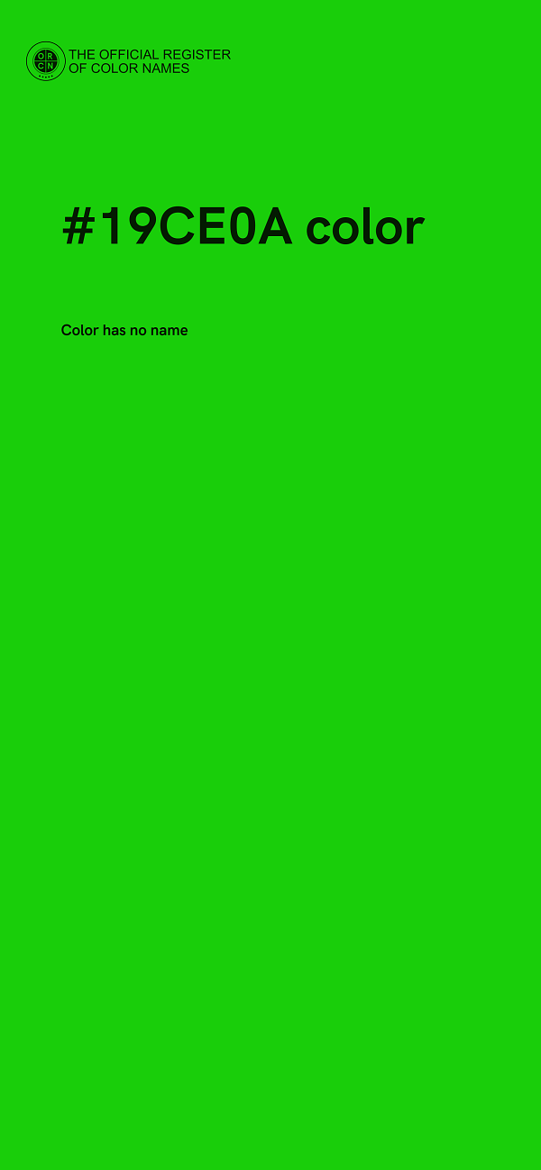 #19CE0A color image
