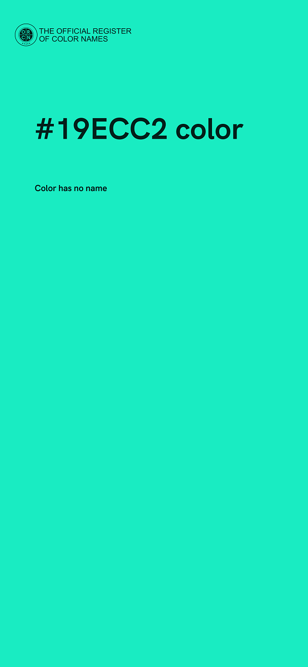#19ECC2 color image