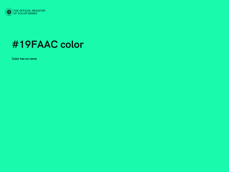 #19FAAC color image