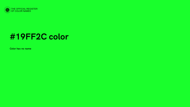 #19FF2C color image