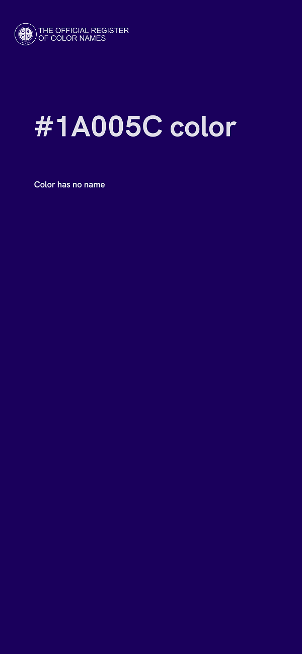 #1A005C color image