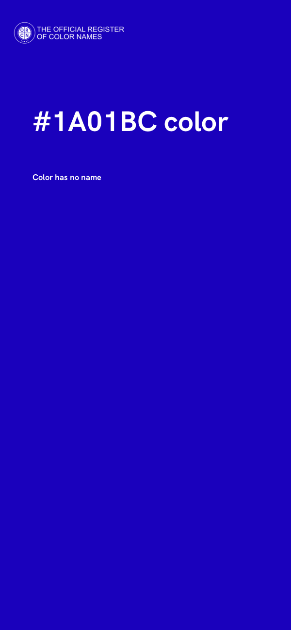 #1A01BC color image