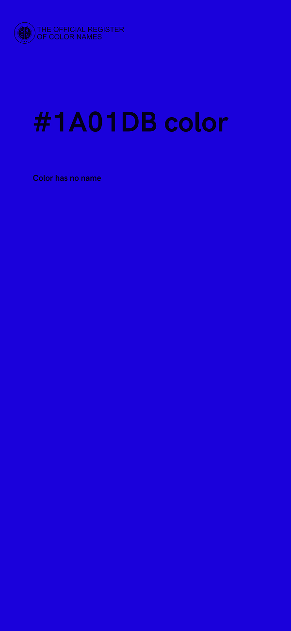 #1A01DB color image