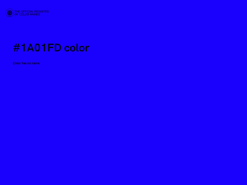#1A01FD color image
