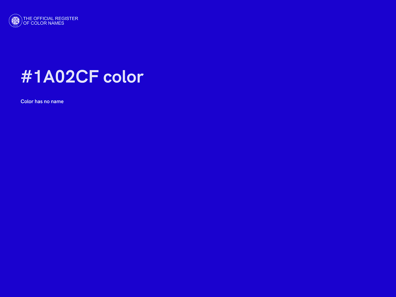 #1A02CF color image