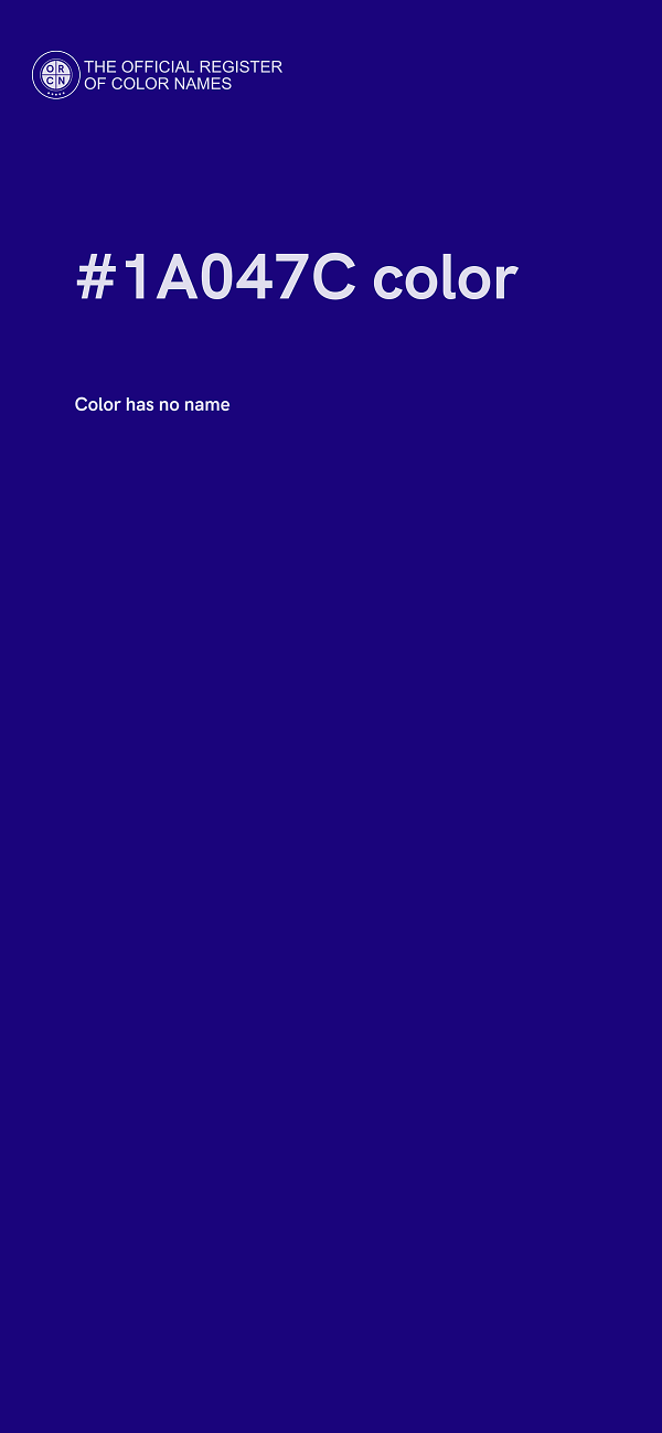 #1A047C color image