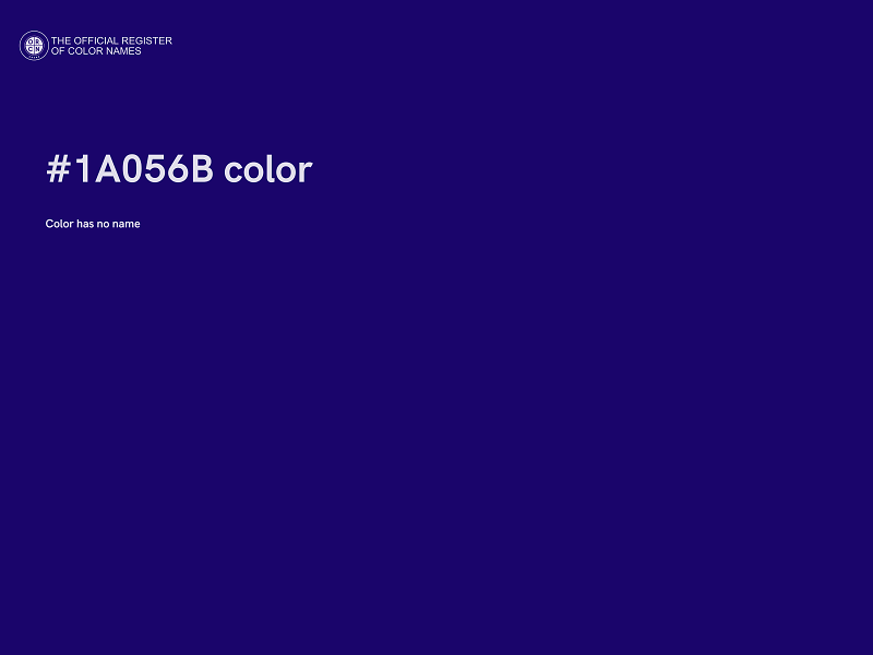 #1A056B color image