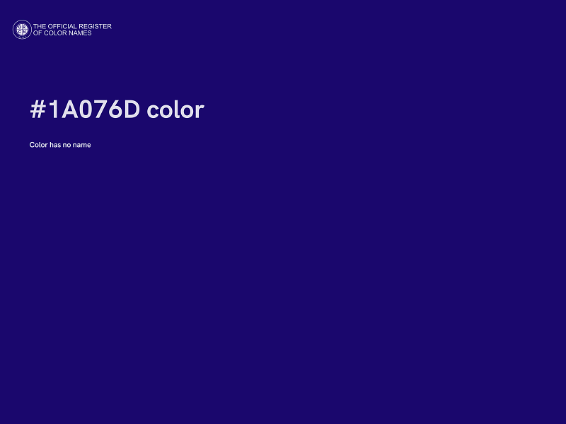 #1A076D color image