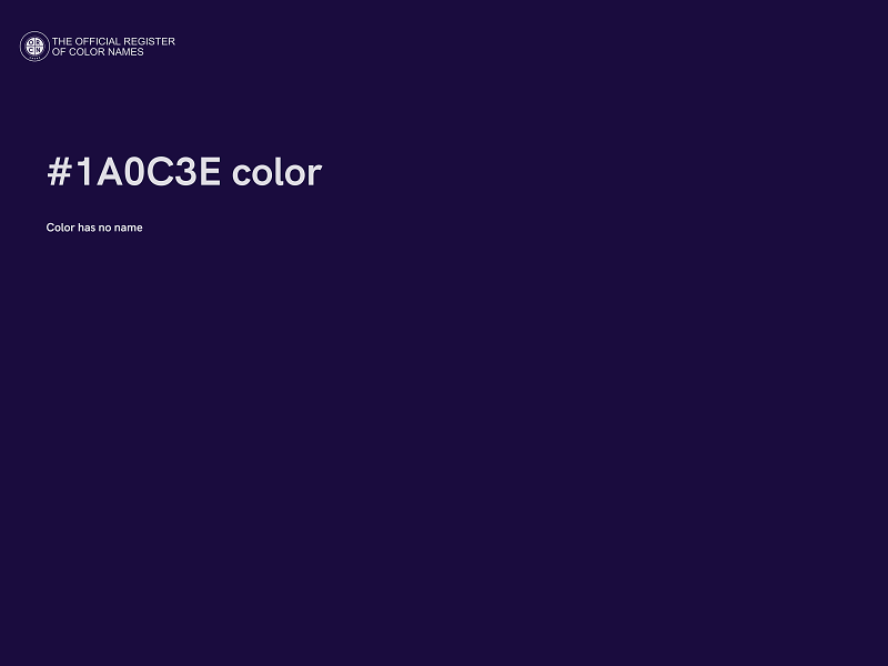 #1A0C3E color image