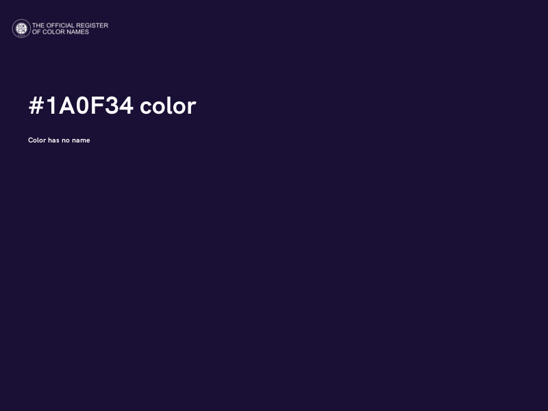 #1A0F34 color image