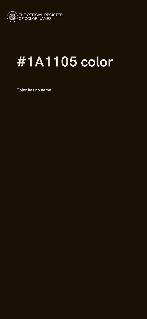 #1A1105 color image