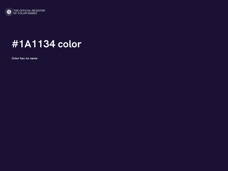 #1A1134 color image