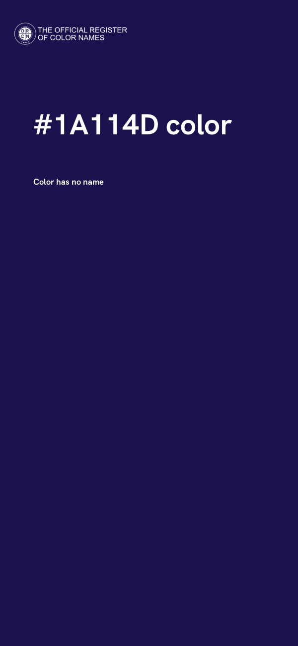 #1A114D color image