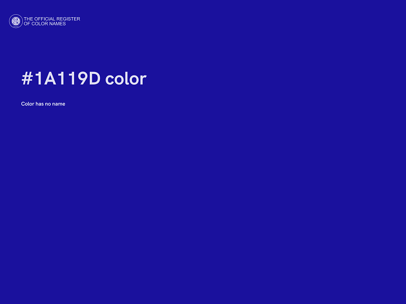 #1A119D color image
