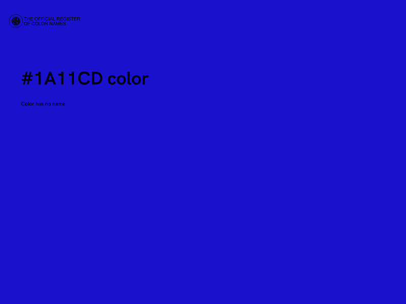 #1A11CD color image