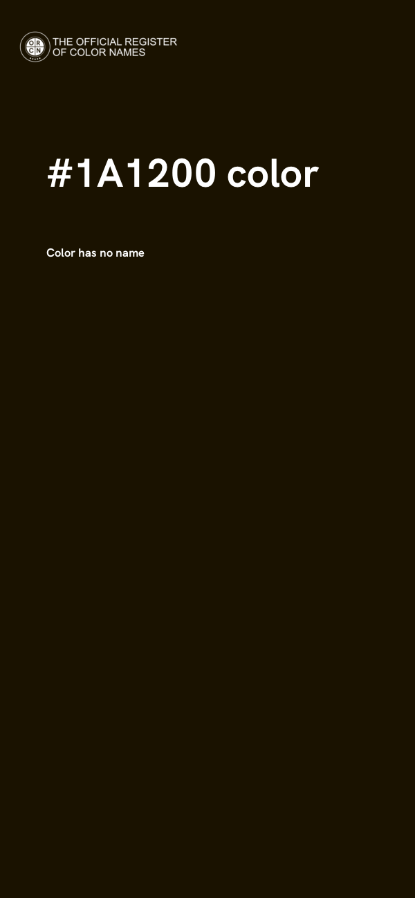 #1A1200 color image