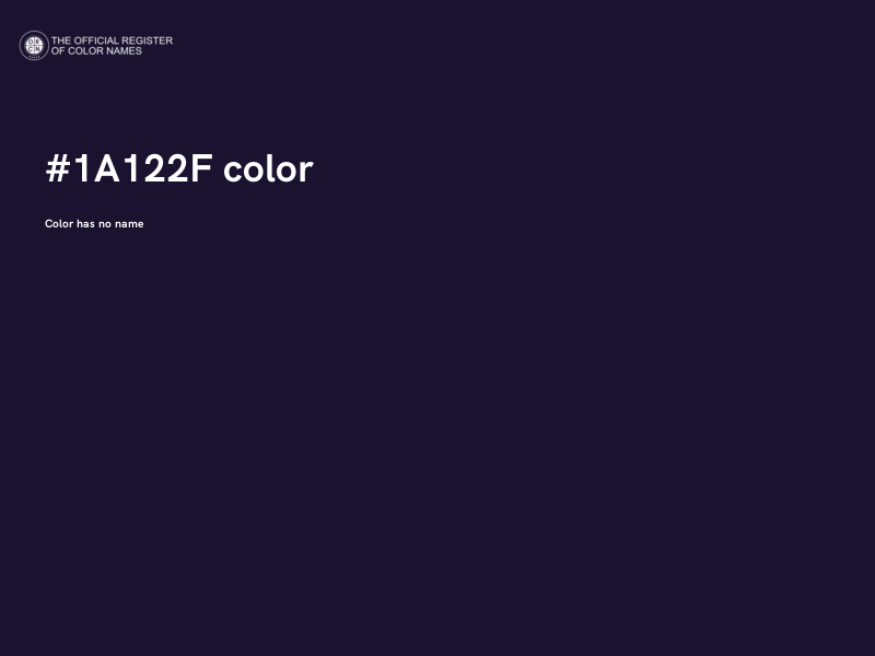 #1A122F color image