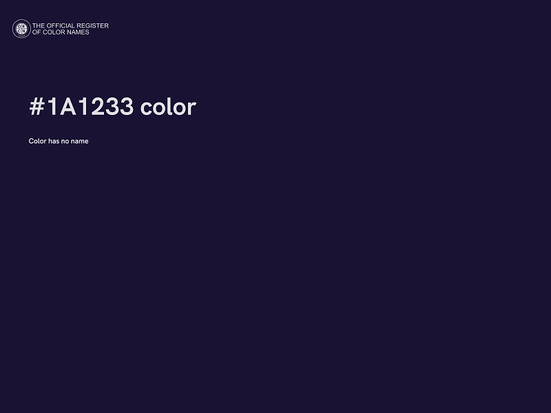 #1A1233 color image
